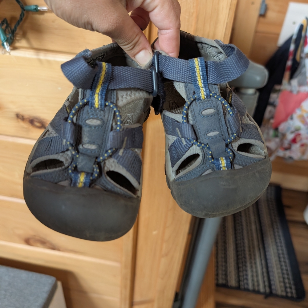 Keen Kids' Blue and Gray Outdoor Sandals